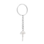 Stainless Steel Yezidi Peacock & Lalish Keychain