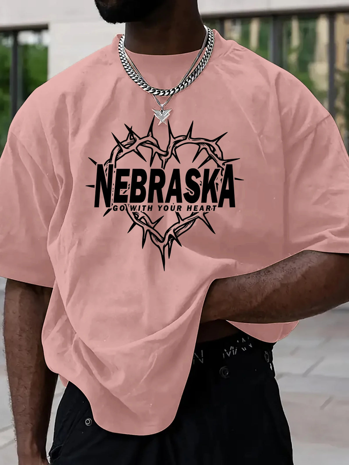 Nebraska Thorn Heart T Shirt