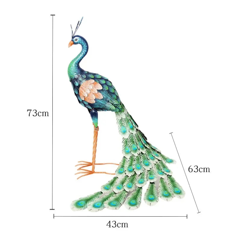 Peacock Outdoor Garden Courtyard Decoration