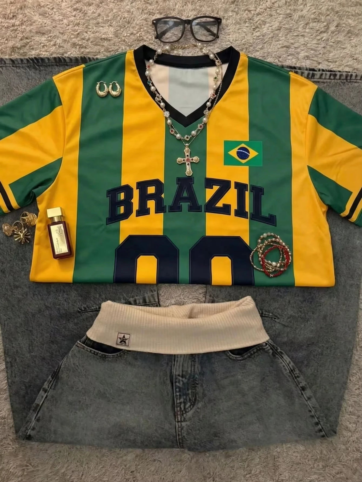 Brazil Style Jersey Unisex Top