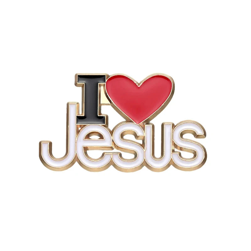 Jesus Love Me Collected Enamel Pins