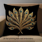 Peacock Pillowcase Decor