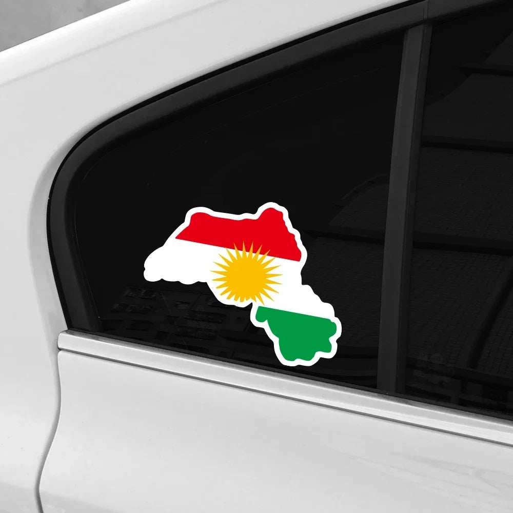 Kurdistan Kurds Map Creative Stickers Car