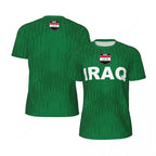 Iraq Flag Football Jersey T Shirt