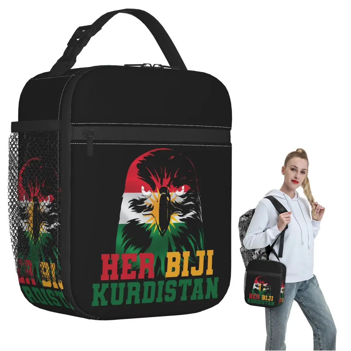 Kurdistan Flag Lunch Bag