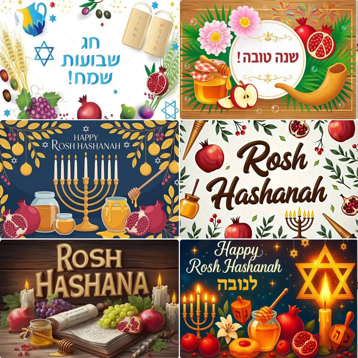 Happy Purim Rosh Hashanah Jewish New Year Background Carnival Festivals