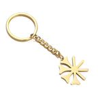 Stainless Steel Lalish Peacock Yezidi Keychain