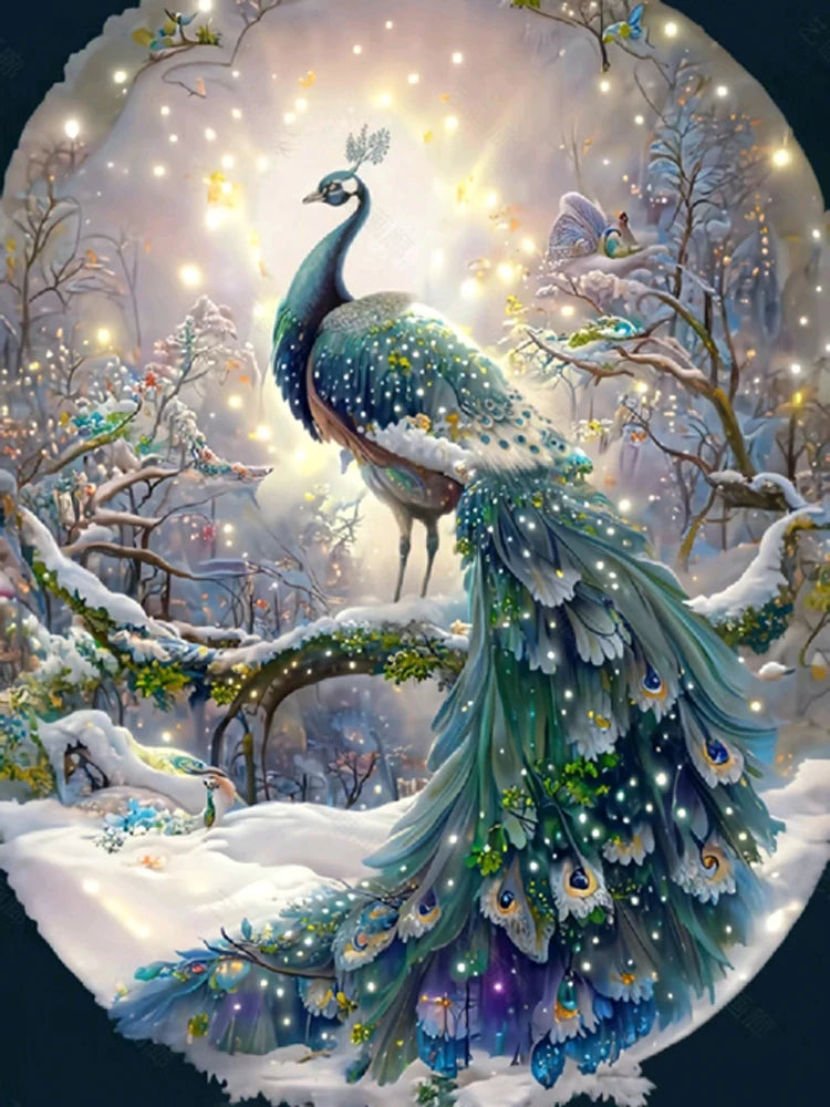 Fantasy Peacock Painting
