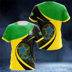 Brazil Flag Graphic Tee for Men