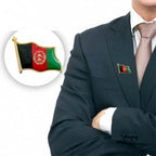 Afghanistan National Flag Metal Patriotism Pin