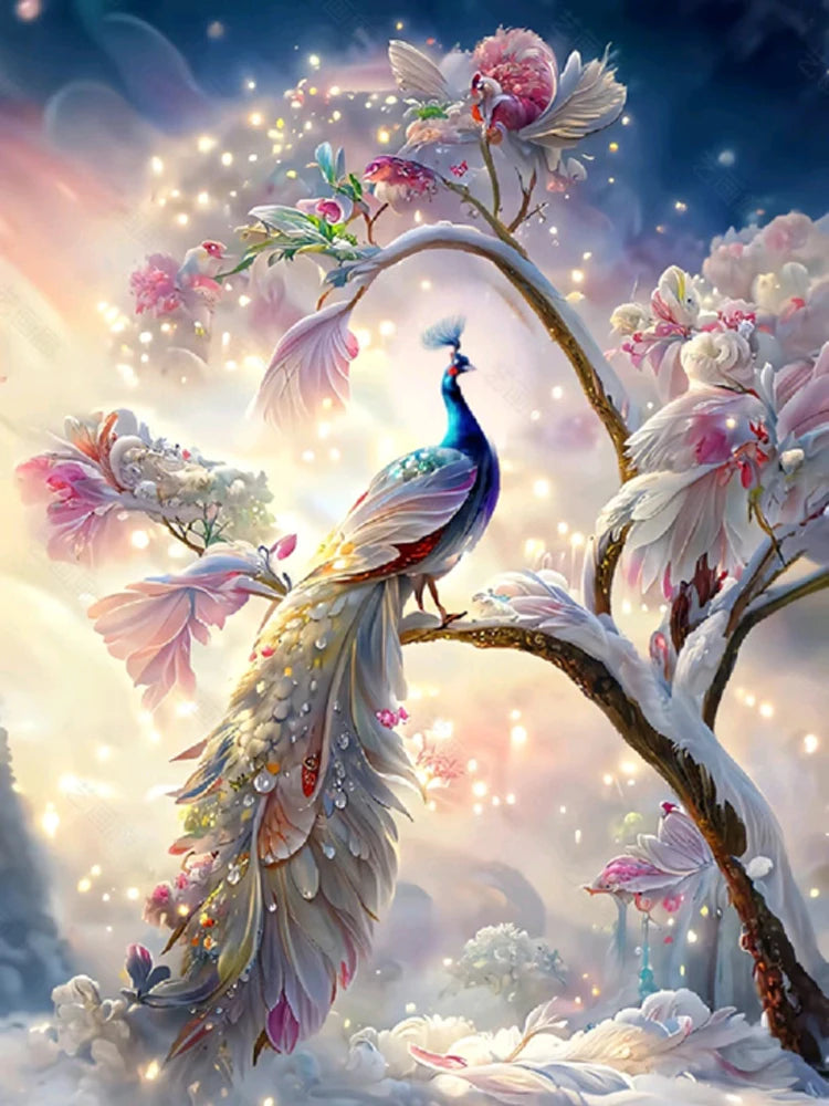 Fantasy Peacock Painting