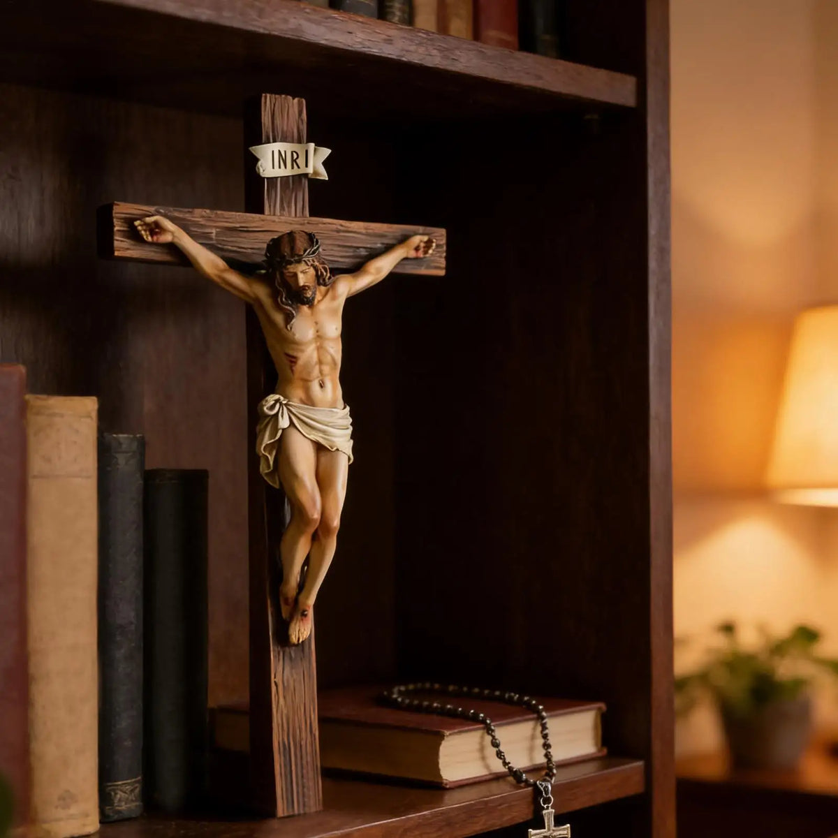 Hand-Painted Jesus Figurine