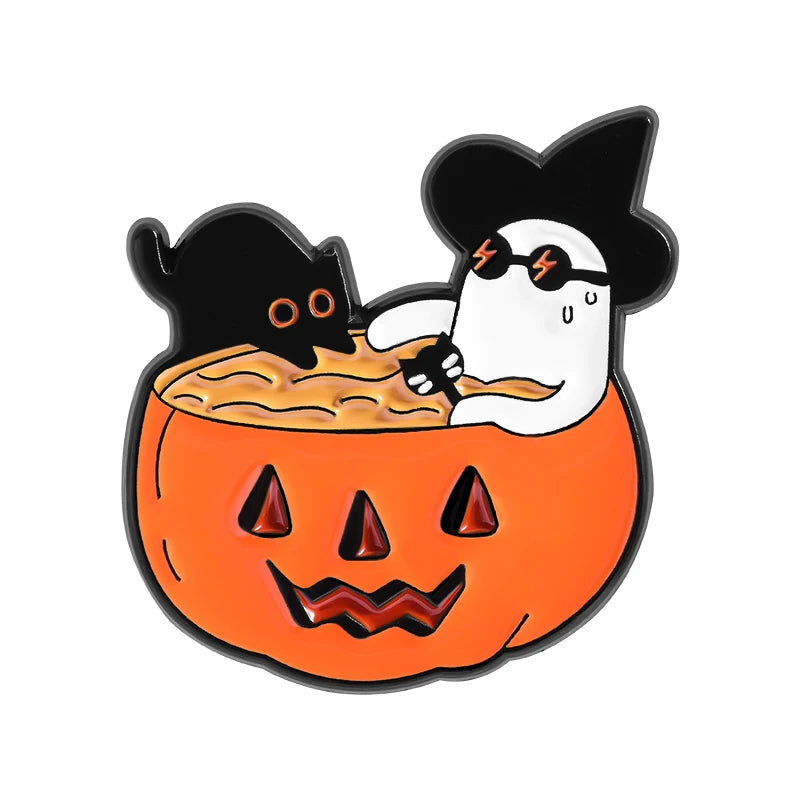 Day Of The Dead, & Halloween Enamel Pins