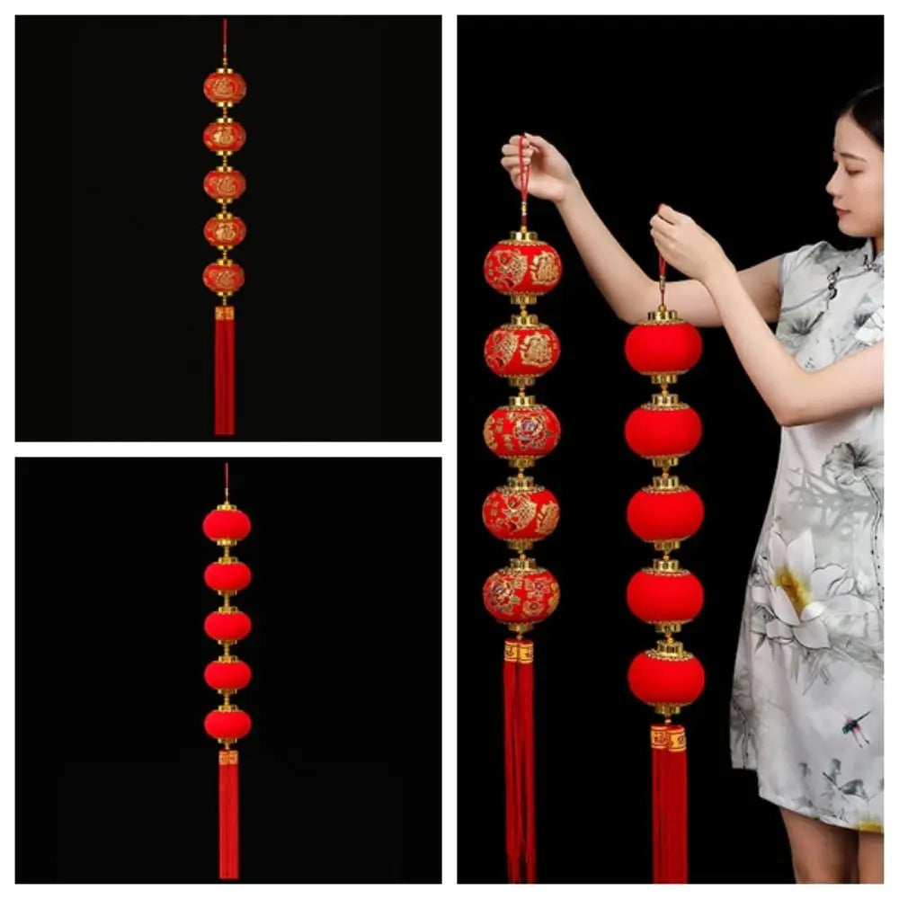 Lantern String Chinese Pendant Circular
