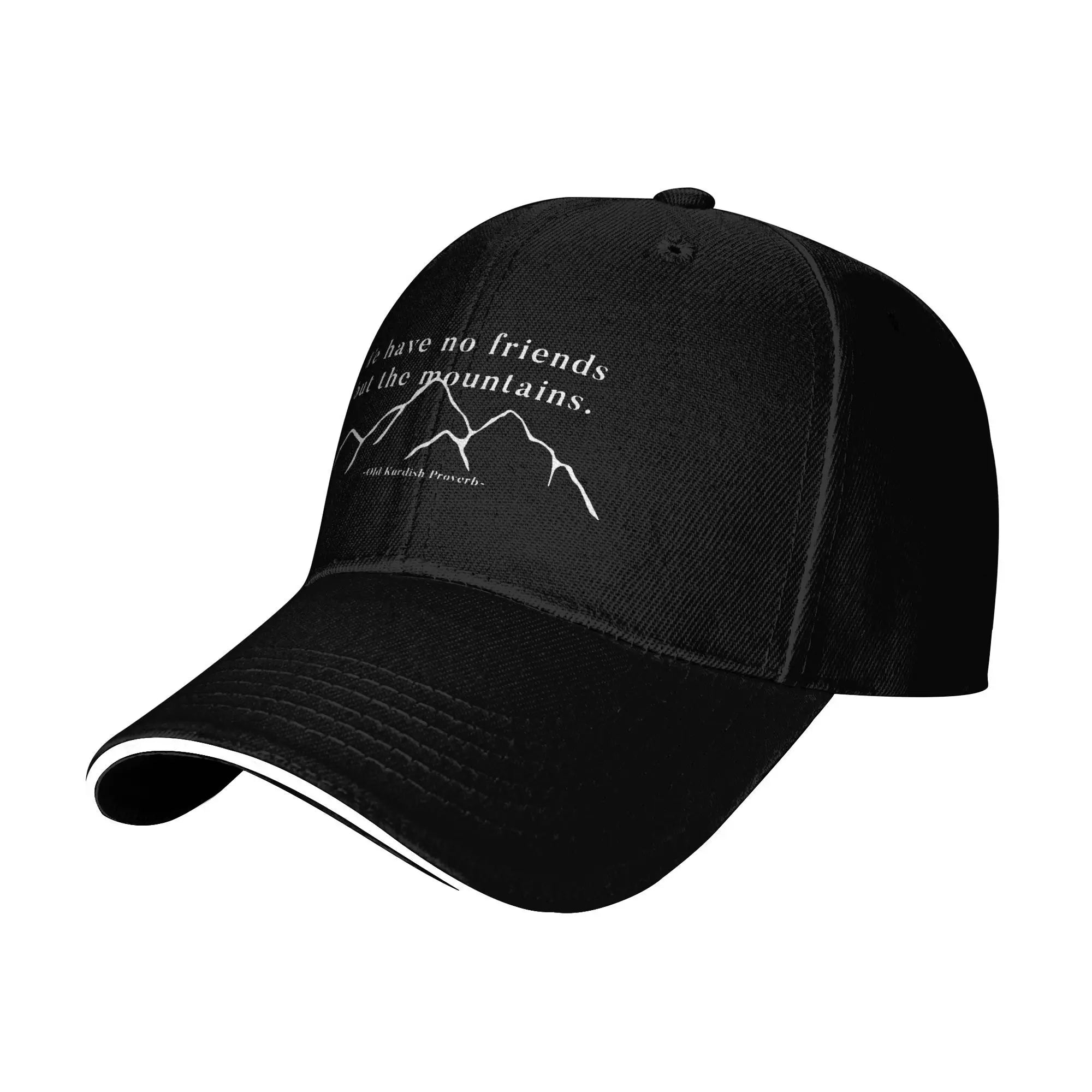 Kurdistan We have no friends but the mountains Baseball Cap