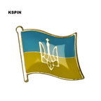 Ukraine Flag Badge with Other Countries