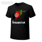 Men Afghan Country Map Tshirt