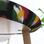 Kurdistan Flag Waterproof Round Tablecloth