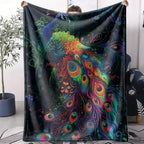 Peacock Throw Blanket