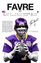 Classic American Football Sports Star Art Poster