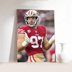 N-Nick B-Bosa Poster Self-adhesive Art  Paper Sticker
