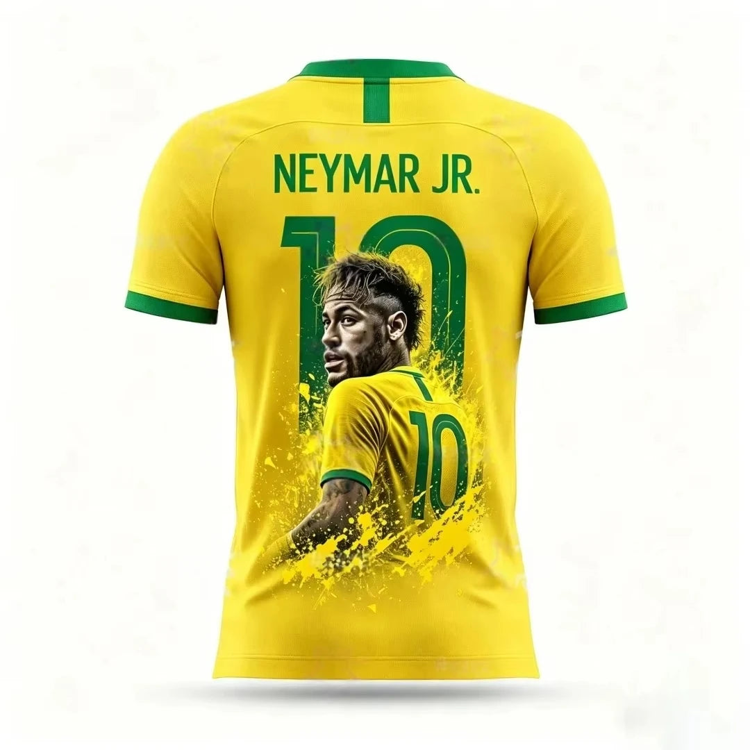 Brazil Soccer Jersey Crest Tee