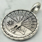 Stainless steel Yezidi Lalish Peacock