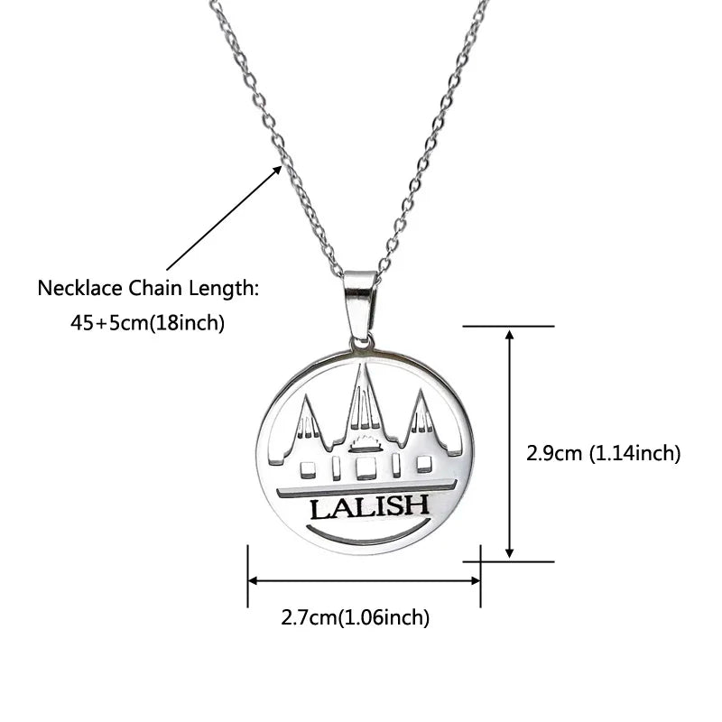 Yazidi Lalish Temple Necklace Stainless Steel