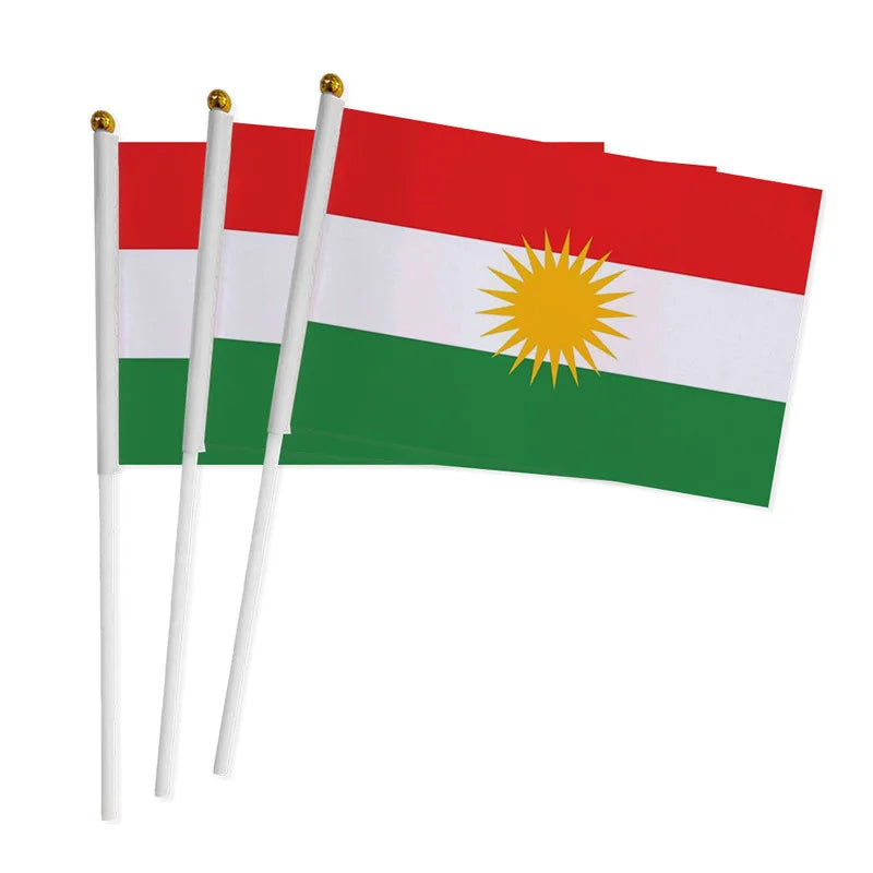 Kurdish hand flag