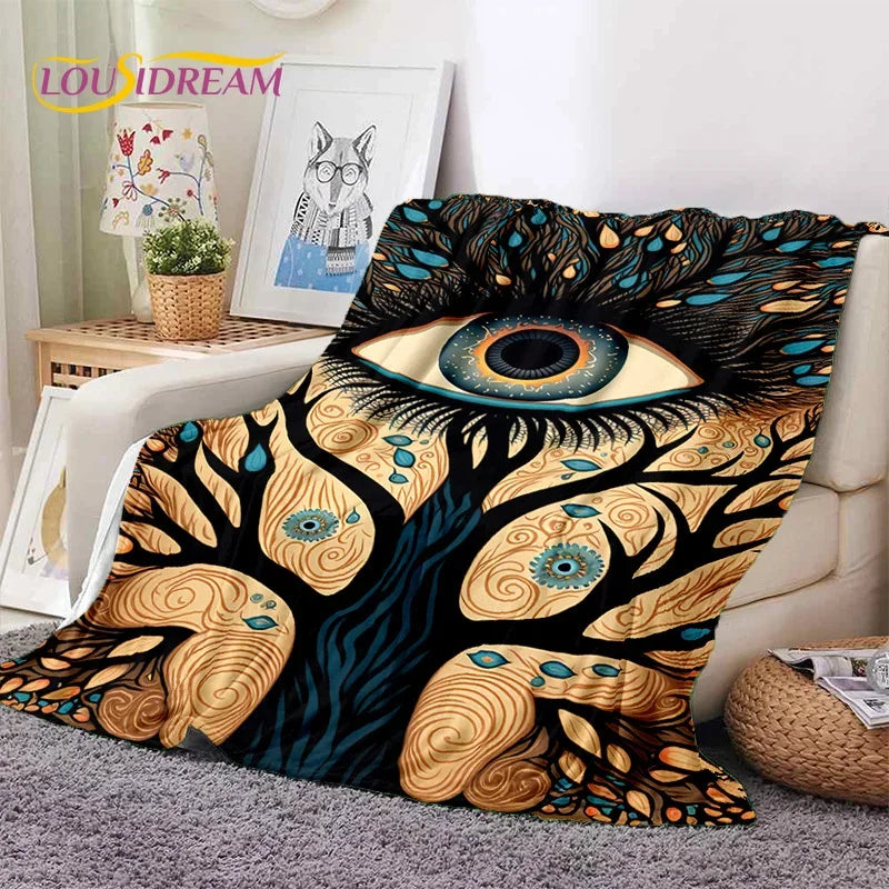 3D Evil Eye Blanket