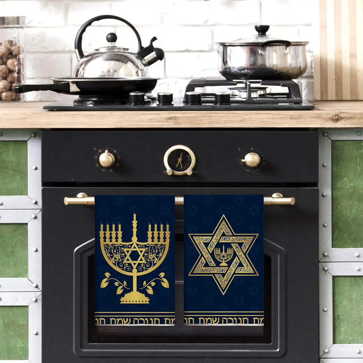 Hanukkah Kitchen Towels