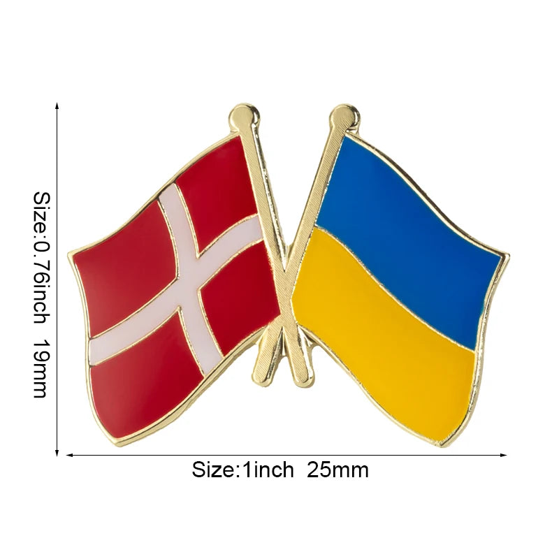 Ukraine Flag Laple Pin Badge