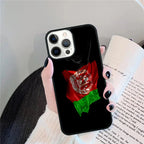 حافظات غطاء لهواتف آيفون 17 اير 16 15 14 12 13 11 برو ماكس آبل بلس SE2020 كوكيه بتصميم علم أفغانستان