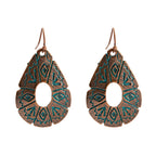 Vintage Bronze Arrow Alloy Dangle Earrings