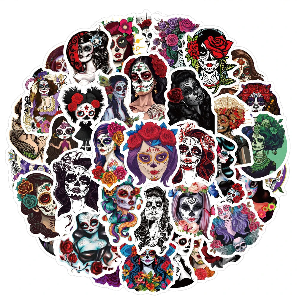 Day of The Dead Stickers
