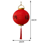 Chinese lamp LED Glowing classical red paper lantern