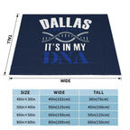 Dallas Football Blanket