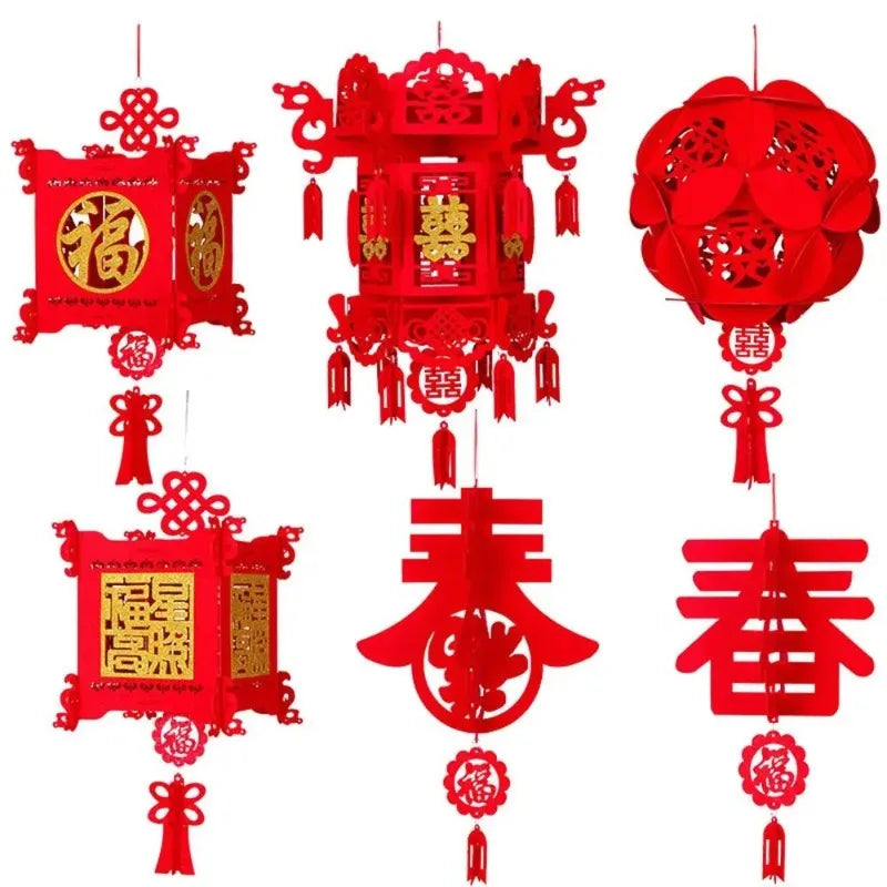 1pc Handcrafted Spring Festival Decor Set