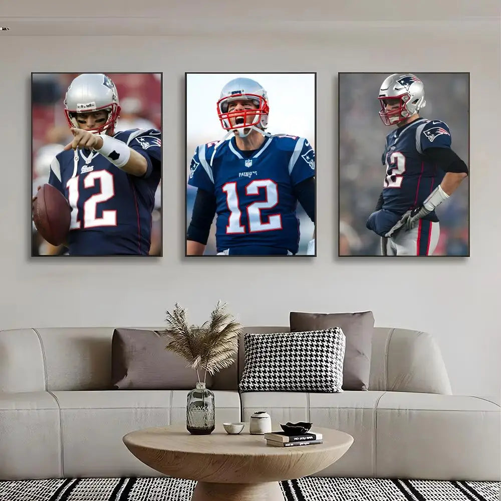 Actor T-Tom Brady Poster Wall