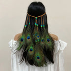 Peacock Feather Headbands Festival Hair Accessories