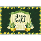 Jewish Collection Festival Rosh Hashanah Hanukkah Party Photo Backdrop