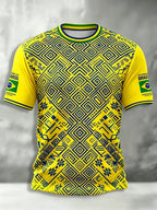Brazil Football Jersey Short Sleeve