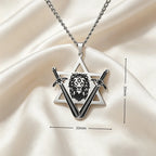 Lion Head Star Necklace