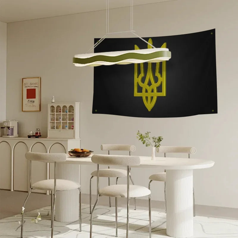 Ukraine Trident Flag Banners