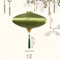 12/14inch Ancient Style Chinese Retro Silk Cloth Vietnam Palace Lantern Festival Decor