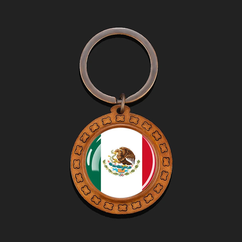 Mexico Flag Keychain