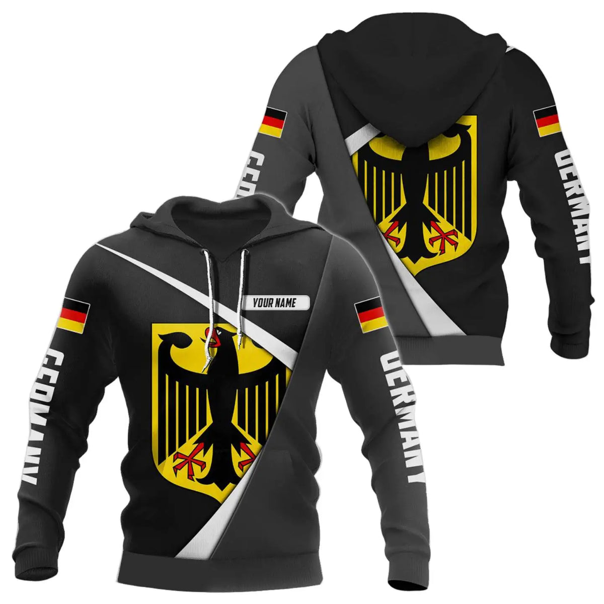 German Camouflage 3D Printed Hoodie
