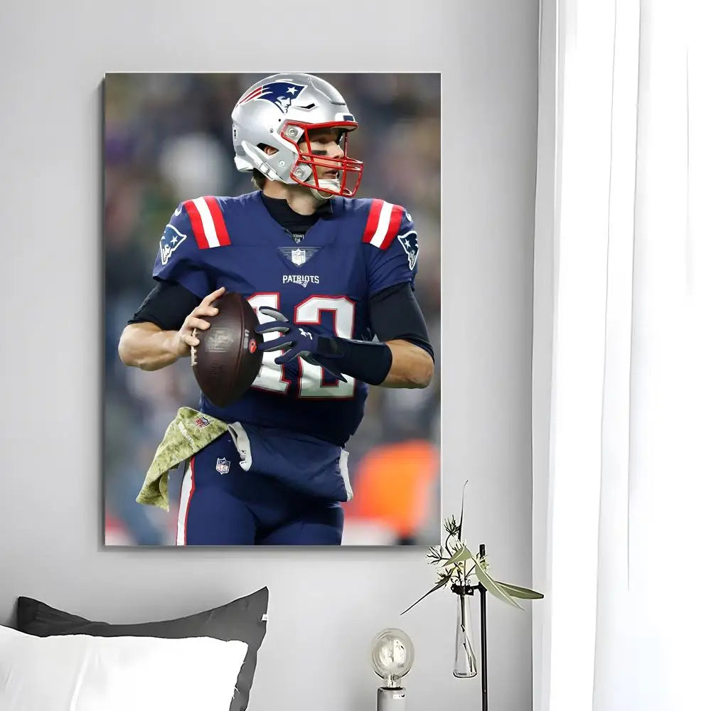 Actor T-Tom Brady Poster Wall