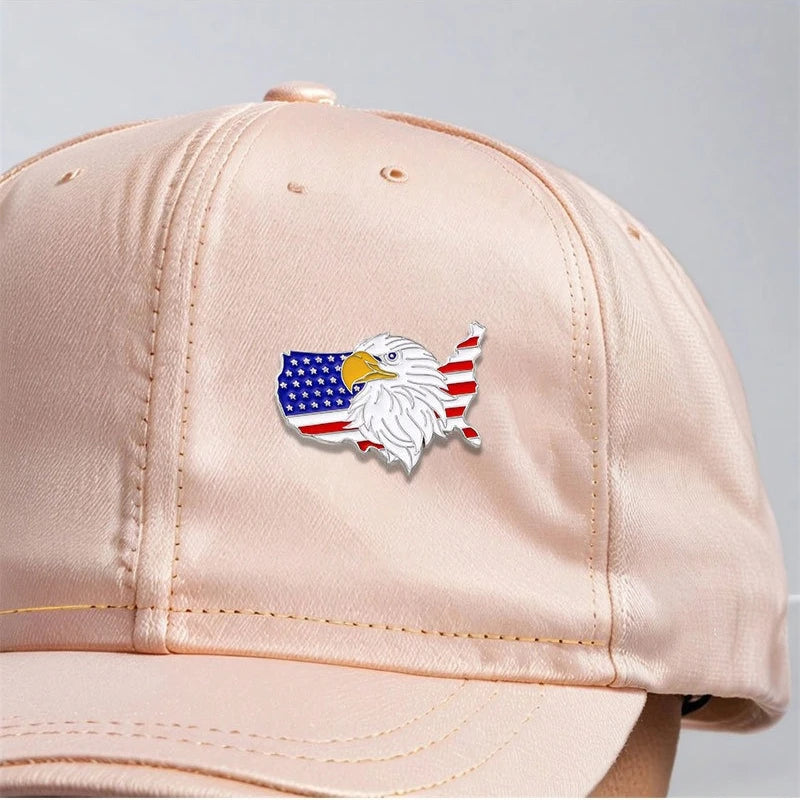 American Flag Enamel Pin Brooch