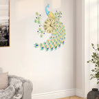 29.5" Large Peacock Wall Clock